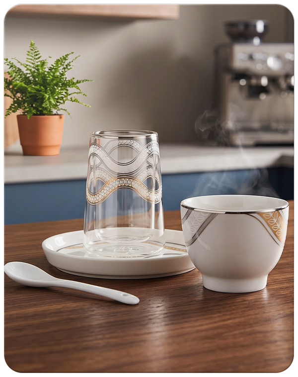 Tea & Coffee Cups Set