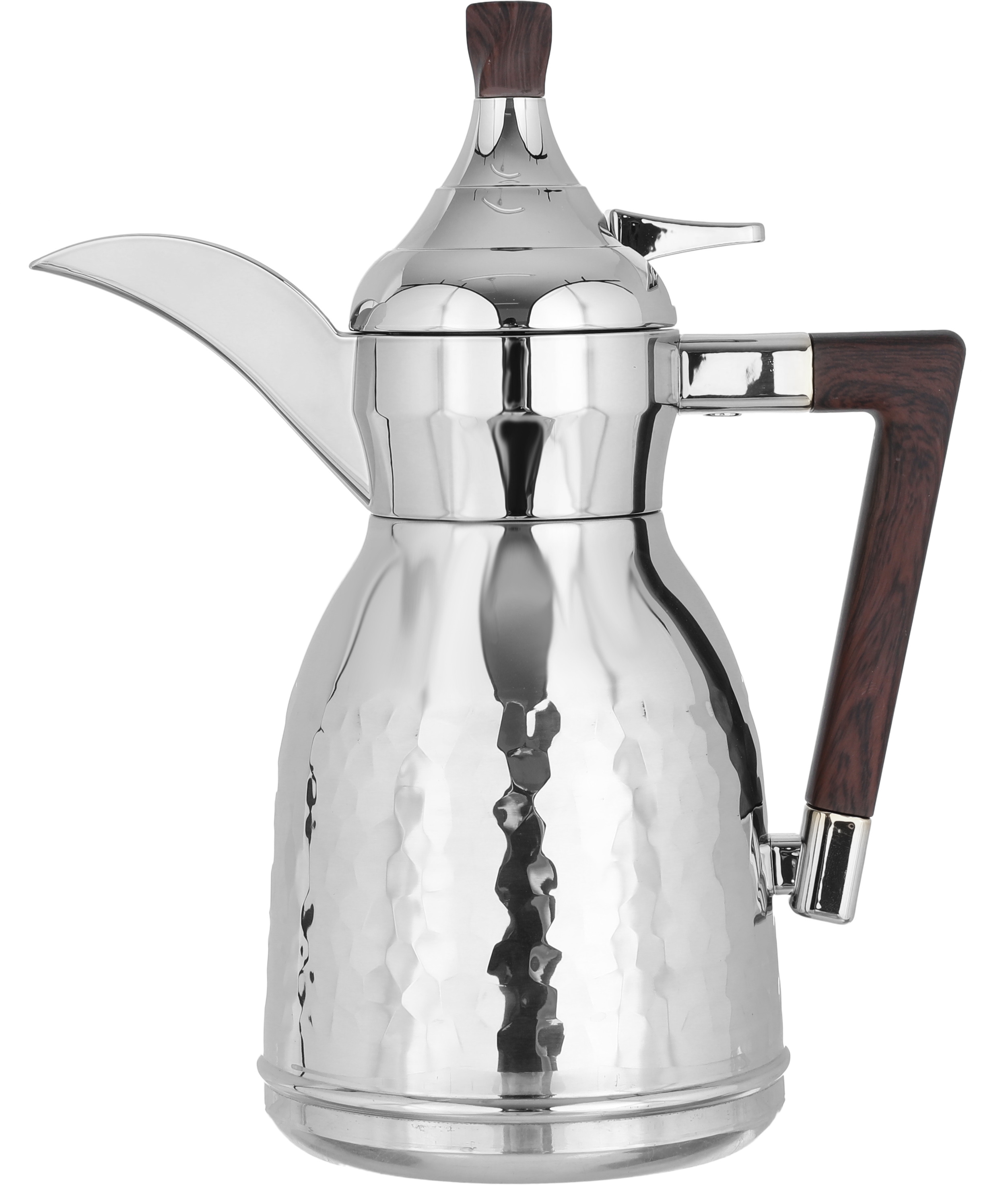 دلة نواف استيل السيف غاليري، 0.35 لتر، يد خشبي - فضي product image