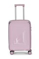 طقم شنط سفر بولي بروبيلين ليمرا، 3 مقاسات، 4 عجلات، بزاوية 360 درجة، LMA-PP509 - بنفسجي product image 2