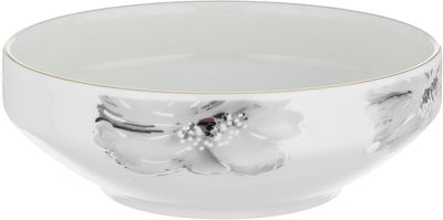 Alsaif gallery Porcelain Dinner Set, 24 Pieces, Round Shape with Floral Pattern - White and Blue product image 2