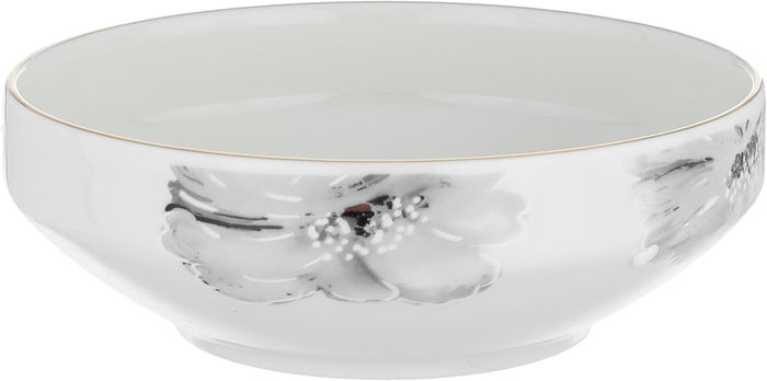 Alsaif gallery Porcelain Dinner Set, 24 Pieces, Round Shape with Floral Pattern - White and Blue product image 2