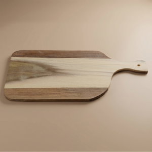 EXCELLENT HOUSEWARE Wooden Cutting Board, 20.5 x 34 x 1 cm - Wood Brown product image