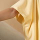 كابا لاطفال كورال فليس ريفي، 100×90 سم، كبسولة من الجانبين - اصفر product image 4