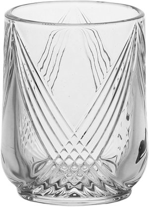 Al Saif Gallery Glass Set, 3 pieces, Striped - Clear product image 2