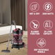 مكنسة كهربائية نيكاي، 2000 واط، 25 لتر، NVC350TX - اسود بنفسجي product image 3