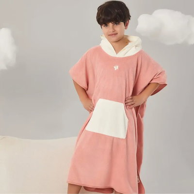 كابا لاطفال كورال فليس ريفي، 100×80 سم، مخيوط من الجانبين - سيمون product image 1