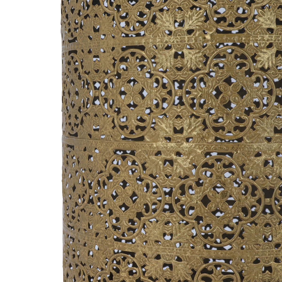Steel Al Saif Gallery masterpiece vase, 22x5x62 cm - gold product image 2
