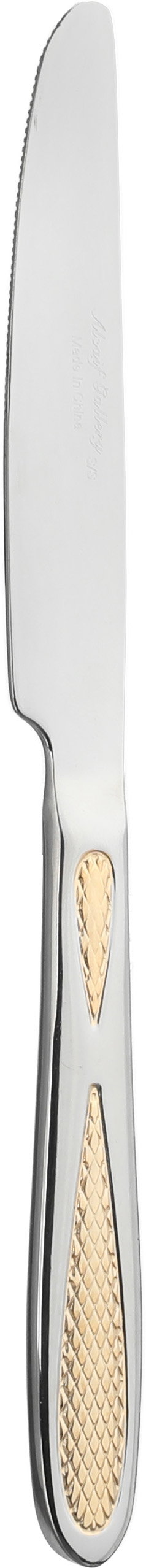 طقم شنطة ملاعق ستانلس استيل السيف غاليري، 72 قطعة - فضي ذهبي product image 6