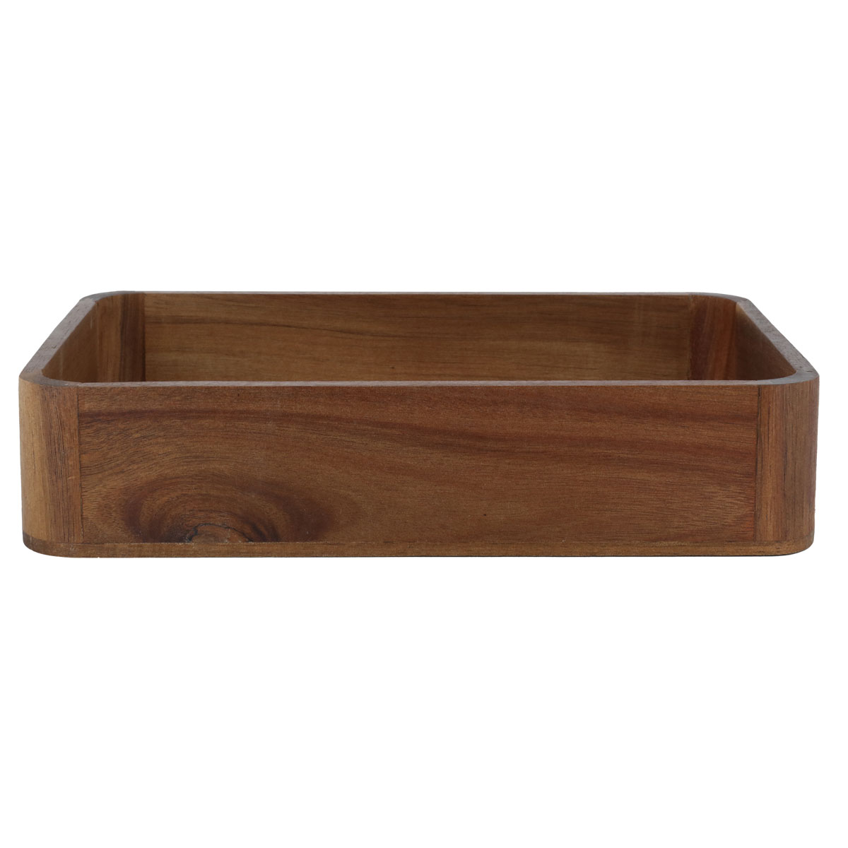 صندوق تنظيم خشب السيف غاليري، مستطيل - بني product image 2