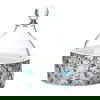 Al Saif Gallery porcelain Tamriya, 13x13x12 cm, with lid - white product image 1