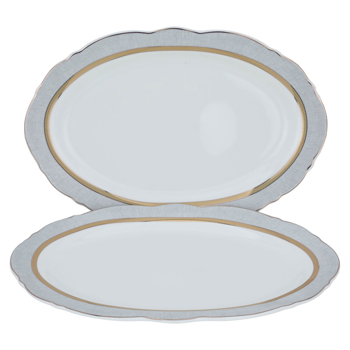 Al Saif Gallery porcelain dining set, 65 pieces, round - white product image 3