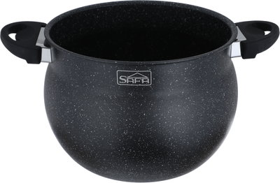 قدر طهي مزدوج جرانيت سافا، 8 لتر - أسود product image 6