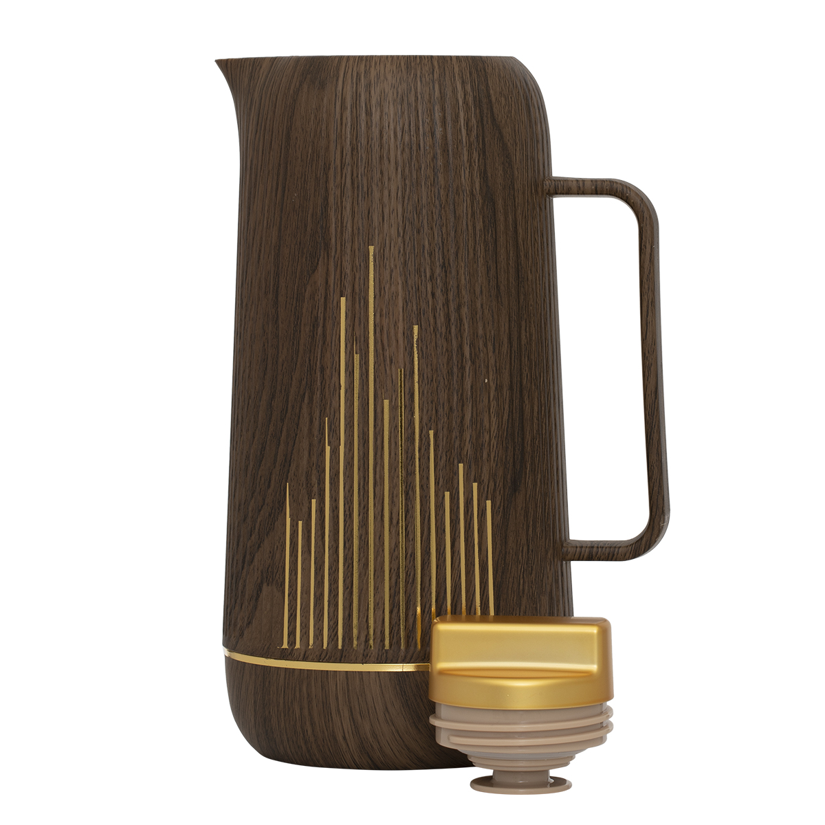 Glory Harmony Glass Thermos, 1 liter, plastic-wooden outer shell product image 2