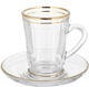 طقم تقديم قهوة وشاي زجاج السيف غاليري، 26 قطعة - شفاف product image 3