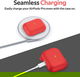 Promate Silicone AirPods Protective Case, Compatible with AirPods Pro - Red product image 4