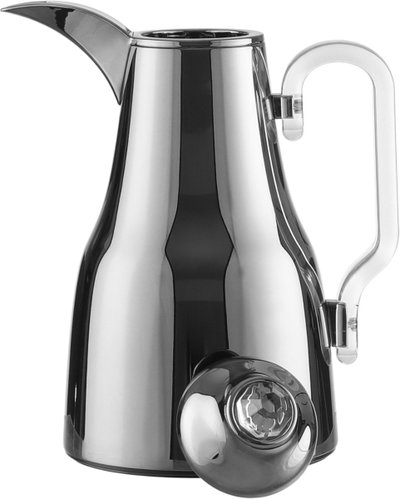 Al Saif Gallery Abq Thermos Set, 1/0.7 Liter, Glass Inner Material, 3 Pieces, Tufriya, Transparent Handle - Black Transparent product image 7