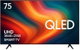 تلفزيون سمارت بدون اطار سرين، 75 بوصة، 4K UHD، شاشة QLED، نظام ويب او اس، SRET-75S4KWQ2 - اسود product image 1