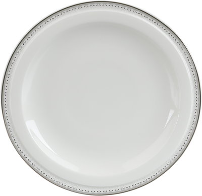 طقم تقديم سفرة بورسلان السيف غاليري، 166 قطعة، نقش فضي - أبيض product image 16