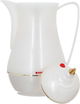 Rotpont thermos, 0.5 liters, glass inner container, plastic outer shell - white product image 4