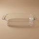 Max Al Saif Gallery Glass Oven Tray, Rectangle, 1.5 Liter - Transparent product image 1