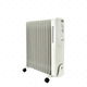 Gvc Pro Gvor-2015 Electric Oil Heater, 15 Fins, 2500 Watt - White product image 2