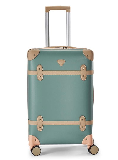 طقم شنط سفر جلد صناعي ليمرا، 3 مقاسات، 4 عجلات، GL-9903 - تركواز بيج product image 3