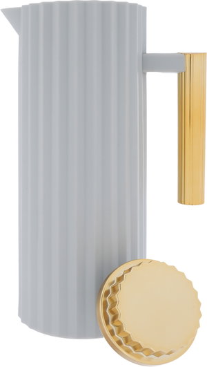 Timeless Rawaa 2 Thermos, 1 liter, thermal glass inner container, plastic outer shell - gray product image 2
