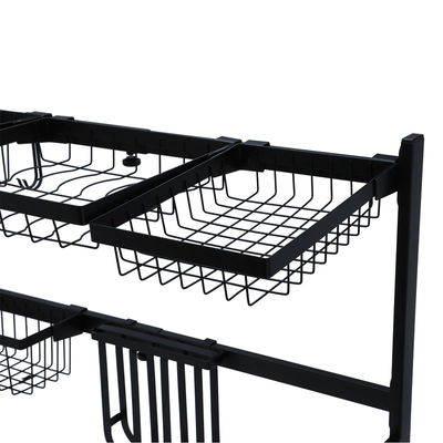 ستاند صحون استيل السيف غاليري، دورين - أسود product image 3