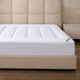 Dream Bed Mattress Topper, Double Microfiber, 10cm Thick, Elasticated Edges, 140x200cm - White product image 2