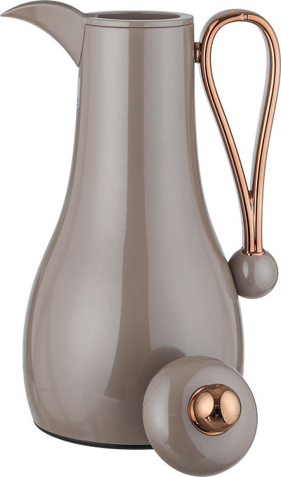 طقم ترامس غيم السيف غاليري، قطعتين، 1/1 لتر، حافظة داخلية زجاج، يد ذهبي - كابتشينو product image 5