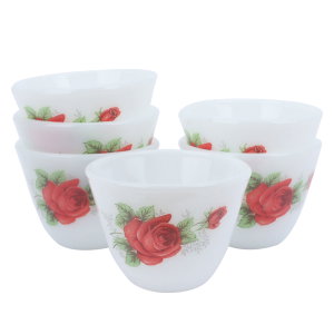 طقم فناجين قهوة عربي بورسلان السيف غاليري، 12 قطعة - روز product image 2