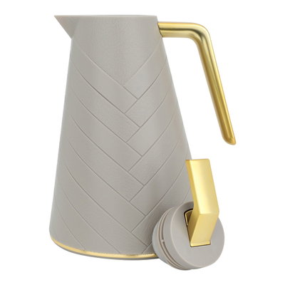 Glory glass thermos, 500 ml, plastic outer shell - gray product image 6
