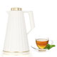 Elegance Figo thermos, 1 liter, thermal glass inner container, plastic outer shell - white product image 1