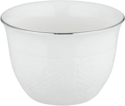 طقم فناجين قهوة سعودي بورسلان السيف غاليري، 12 قطعة - أبيض product image 2