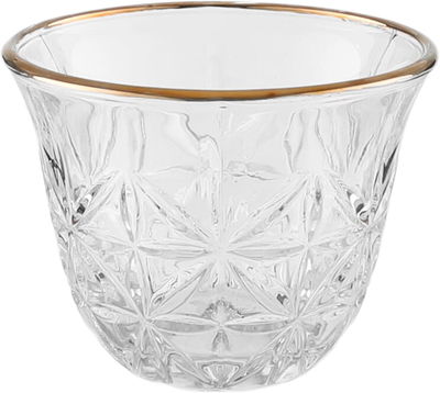 طقم تقديم فناجين قهوة وبيالات شاي زجاج السيف غاليري، 26 قطعة - شفاف product image 2