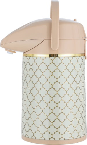 Timeless Jaguar thermos, 1.9 liters, compressor, thermal glass inner container, steel outer shell - beige product image 2