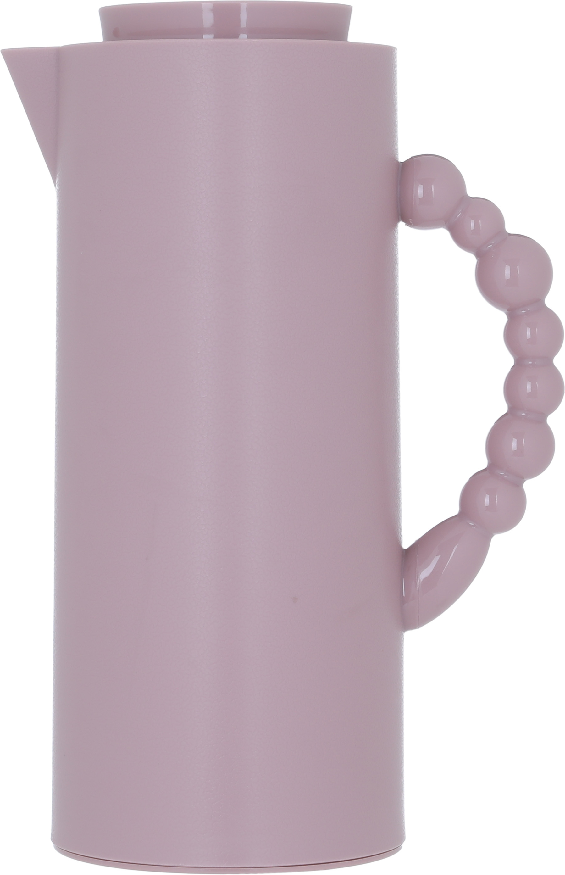 Al Saif Gallery Royal 7 glass thermos, 1 liter, glass inner container, plastic outer shell - pink product image