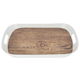 طوفرية ميلامين السيف غاليري، 42x29x3 سم - ابيض خشبي product image 2