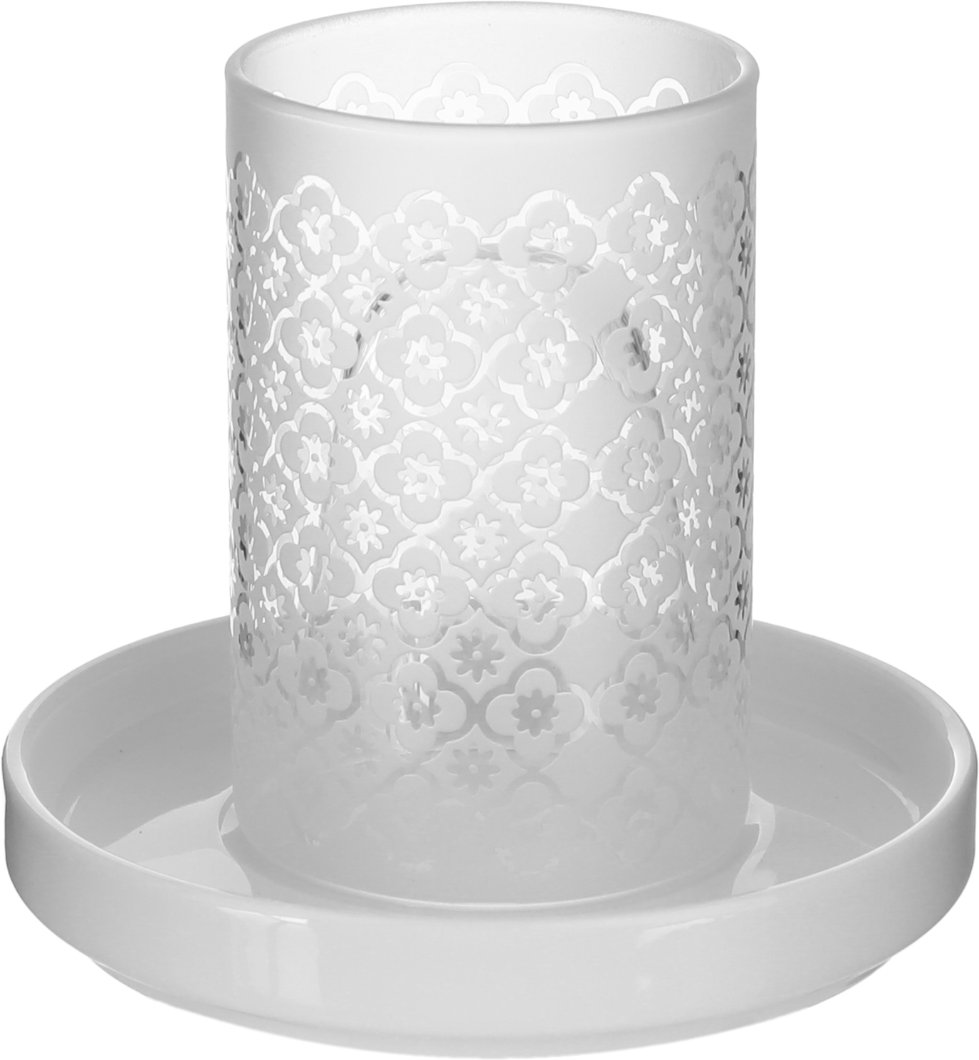 طقم تقديم استكانات و فناجين زجاج السيف غاليري، 18 قطعة مع صحون - شفاف product image 2
