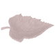Al Saif Gallery painted iron sweet dish, 27 x 17 x 6 cm, leaf shape - light pink product image 1