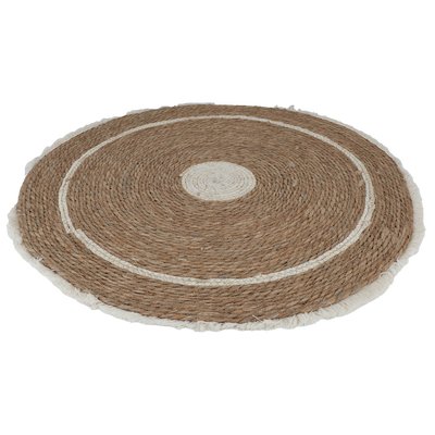 مفرش خوص السيف غاليري، 80 سم، دائري - بني product image 1