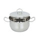 Al Saif Gallery Steel Pot, 20 cm - Silver product image 3