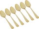 Al Saif Gallery steel tea spoon set, 6 pieces, wooded - gold product image 1