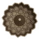 Rocky Aluminum Cake Mold, 24x24x7 cm - Dark Gold product image 3