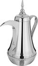 Al Saif Gallery Nouf thermos set, 0.7 / 1 liter, 2 pieces, thermal glass inner container, stainless steel outer shell - silver product image 3