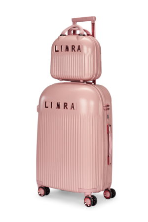 Limra WM-25 ABS Luggage Set, 6 Sizes, 4 Wheels, Combination Lock - Pink product image 2