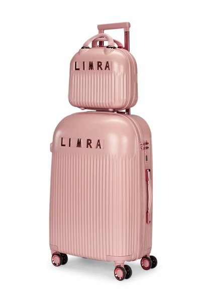 Limra WM-25 ABS Luggage Set, 6 Sizes, 4 Wheels, Combination Lock - Pink product image 2