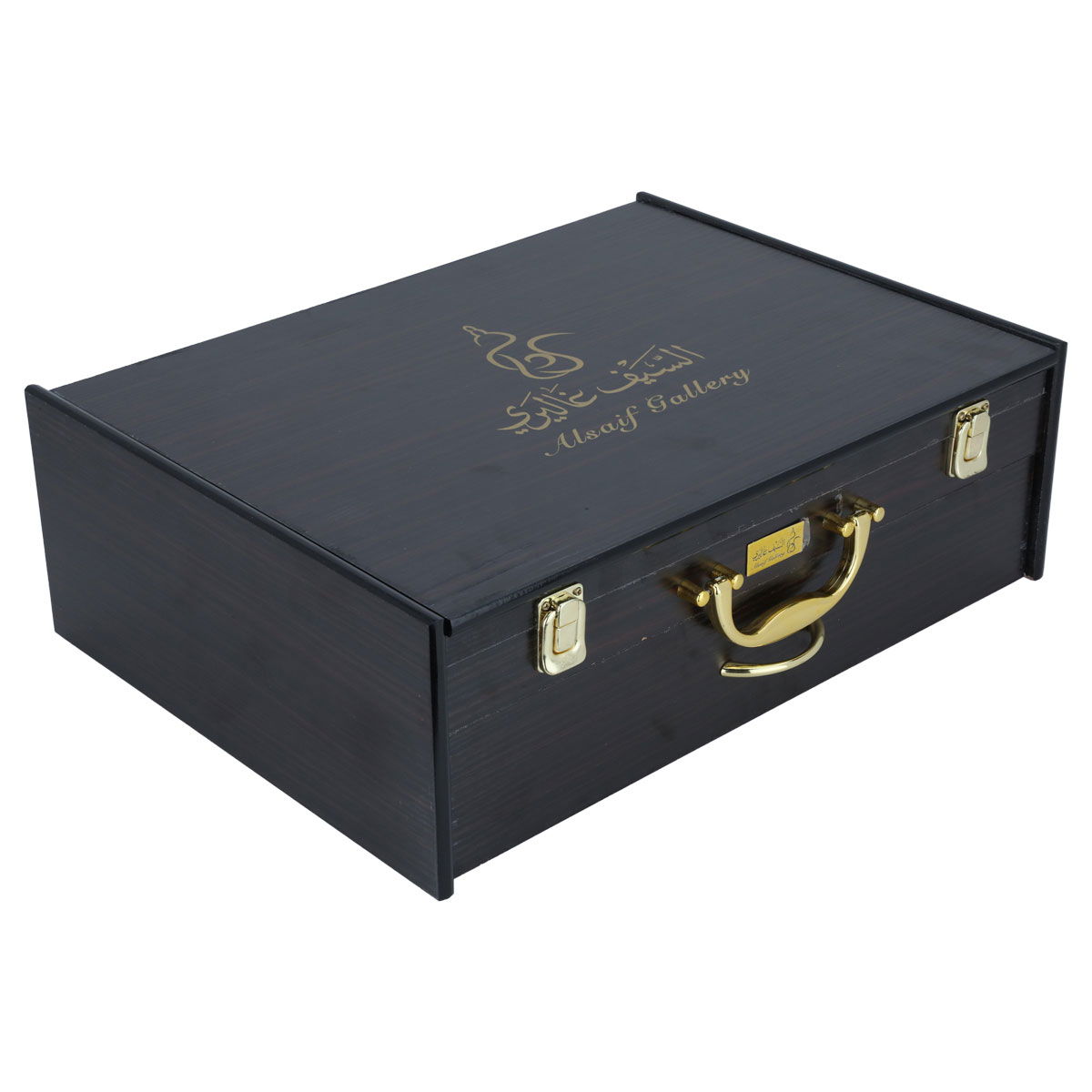 Al Saif Gallery Steel Cutlery Bag, 72 Pieces - Silver Gold product image 2