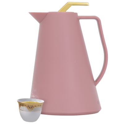 ترمس جلوري السيف غاليري، 0.5 لتر، حافظة داخلية زجاج حراري - وردي product image 1