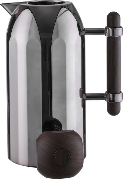 Al Saif Gallery Terhab Thermos Set, 21 Pieces, Cups with Saucers, Coffee Cups, Saucers, Wooden Handle - Black Wooden product image 6